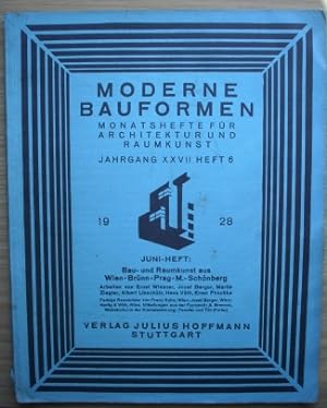 Moderne Bauformen; Monatshefte für Architektur und Raumkunst; Jahrgang 27, Heft 6: Juni 1928