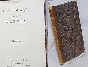 Bild des Verkufers fr I Romani nella Grecia. edizione nona zum Verkauf von Bolerium Books Inc.