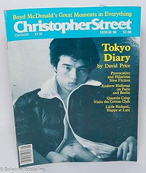 Seller image for Christopher Street: vol. 8, #6, whole issue #90, July 1984; Tokyo Diary for sale by Bolerium Books Inc.