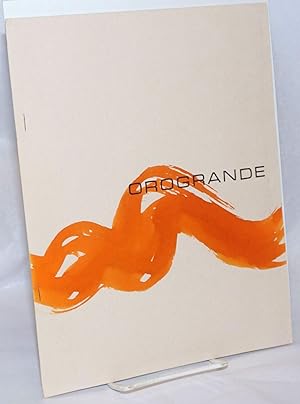Seller image for Orogrande: vol. 1, #2, March 1979 for sale by Bolerium Books Inc.