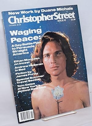 Image du vendeur pour Christopher Street: vol. 8, #11, whole issue #95, December 1984; Waging Peace mis en vente par Bolerium Books Inc.