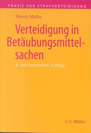 Seller image for Verteidigung in Betubungsmittelsachen for sale by Gerald Wollermann