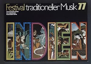 Bild des Verkufers fr Festival traditioneller Musik Mrz '77 - Indien. Internationales Institut fr vergleichende Musikstudien. zum Verkauf von books4less (Versandantiquariat Petra Gros GmbH & Co. KG)