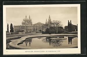 Seller image for Ansichtskarte Barcelona, Exposicion Internacional 1929, Perspectiva del Palacio Nacional for sale by Bartko-Reher
