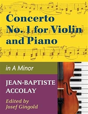 Seller image for Accolay, J.B. - Concerto No. 1 in a minor for Violin - Arranged by Josef Gingold - International for sale by GreatBookPrices