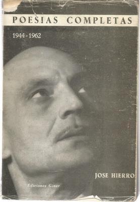 Bild des Verkufers fr Poesias completas 1944-1962 por Jose Hierro zum Verkauf von Libreria Sanchez