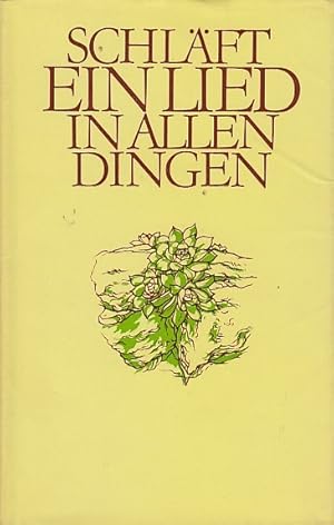 Imagen del vendedor de Schlft ein Lied in allen Dingen a la venta por AMAHOFF- Bookstores