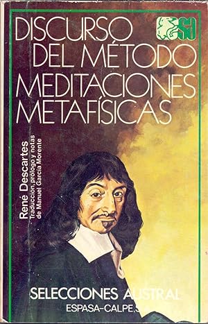 Image du vendeur pour DISCURSO DEL METODO / MEDITACIONES METAFISICAS mis en vente par Libreria 7 Soles
