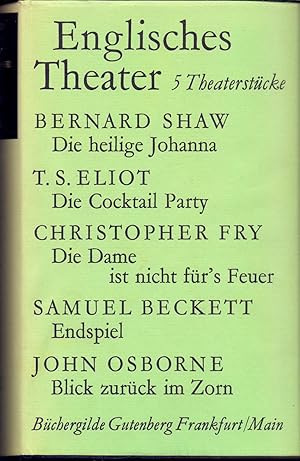 Seller image for ENGLISCHES THEATER, 5 THEATERSTUCKE for sale by Libreria 7 Soles