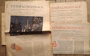 COMPAGNONNAGE - Organe des Compagnons du TOUR de FRANCE - année 1956