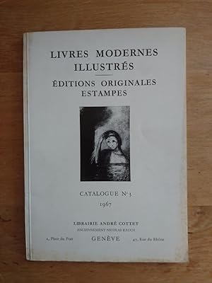 Livres Modernes Illustres / Editions Originales Estampes - Catalogue No 3 / 1967