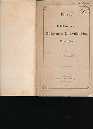 Image du vendeur pour Bidrag til de indiske Lande Malavas og Kanyakubjas Historie mis en vente par Antiquariat Kastanienhof