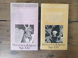 Imagen del vendedor de LAS RELIGIONES EN EL MUNDO MEDITERRANEO Y EN EL ORIENTE PROXIMO. TOMOS I y II. a la venta por Carmen Alonso Libros