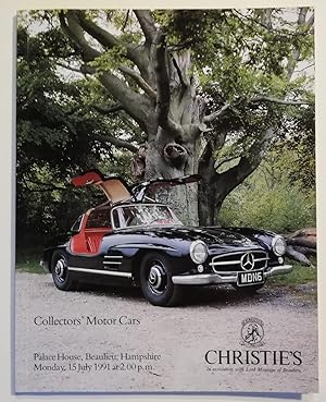 Collectors' Motor Cars, 15 July 1991, Christie's Auction Catalogue, Palace House, Beaulieu, Hamps...