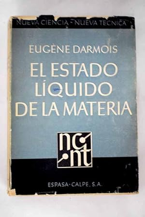 Imagen del vendedor de El estado lquido de la materia a la venta por Alcan Libros