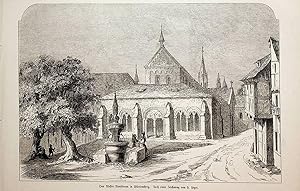 MAULBRONN, Kloster, Ansicht ca. 1860