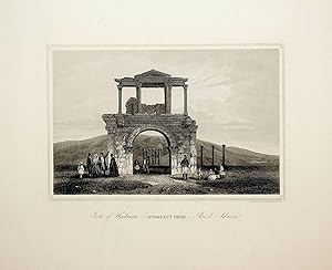 ATHENS, Greece, Arch of Hadrian (Athens), view ca. 1850