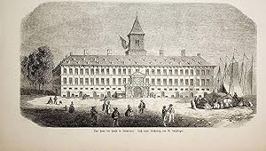 ANTWERPEN, Belgium, Hanzehuis, view / vue ca. 1860