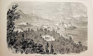 CORFU, Greece, Generalview ca. 1860