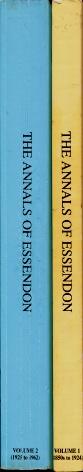 The Annals of Essendon, Volumes 1 and 2 (1850s to 1962)