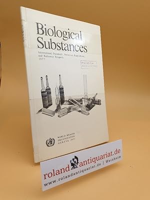 Bild des Verkufers fr Biological substances : international standards and reference reagents zum Verkauf von Roland Antiquariat UG haftungsbeschrnkt