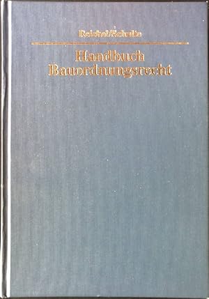 Bild des Verkufers fr Handbuch Bauordnungsrecht. zum Verkauf von books4less (Versandantiquariat Petra Gros GmbH & Co. KG)