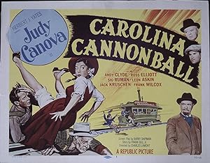 Bild des Verkufers fr Carolina Cannonball Lobby Title Card zum Verkauf von AcornBooksNH