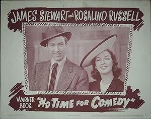 Imagen del vendedor de No Time for Comedy Lobby Card a la venta por AcornBooksNH