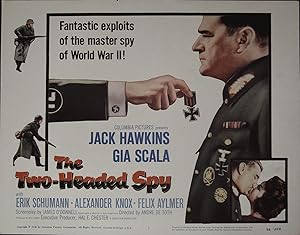 Imagen del vendedor de The Two-Headed Spy Lobby Title Card a la venta por AcornBooksNH