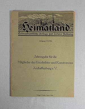 Heimatland - heimatkundliche Beilage zur Lohrer Zeitung, 25. Jahrgang (1966), Nr. 1-12 (Jahresgab...