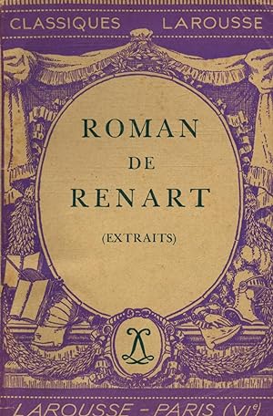 Seller image for ROMAN DE RENARD / Extraits for sale by Des livres et nous