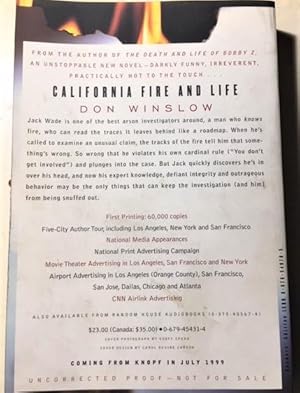 Imagen del vendedor de California Fire and Life a la venta por Marvin Minkler Modern First Editions