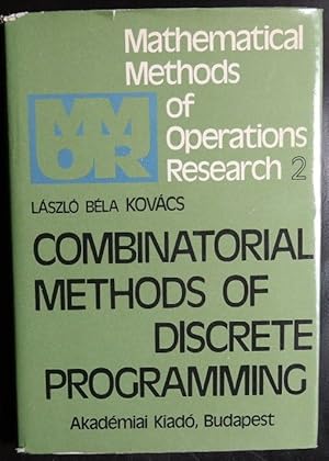 Seller image for Combinatorial Methods of Discrete Programming (Mathematical Methods of Operations Research) for sale by GuthrieBooks