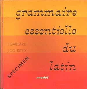 Grammaire essentielle du latin