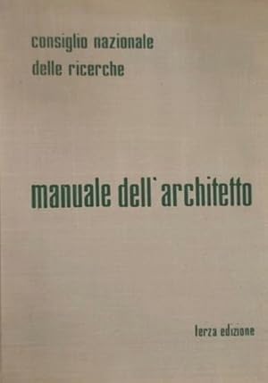 Seller image for Manuale dell'architetto. for sale by FIRENZELIBRI SRL