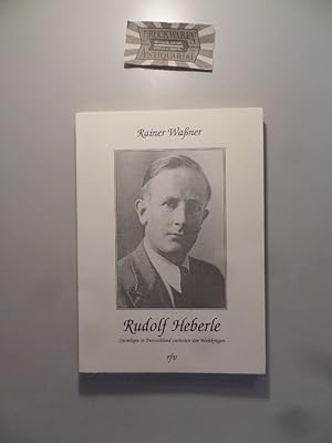 Rudolf Heberle: Soziologie in Deutschland zwischen den Weltkriegen. Materialien der Ferdinand-Tön...