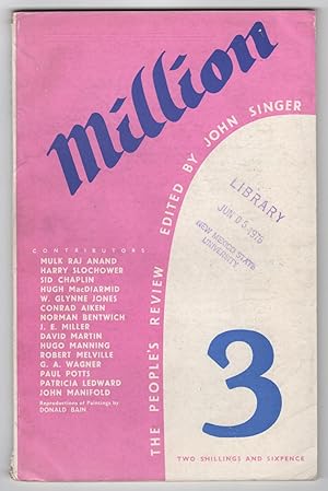 Image du vendeur pour Million : The People's Review 3 (Third Collection, ca. 1945) mis en vente par Philip Smith, Bookseller