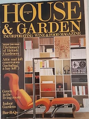 House & Garden: incorporating Wine and Food magazine. September 1971.
