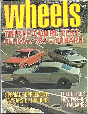 Wheels: December, 1973.