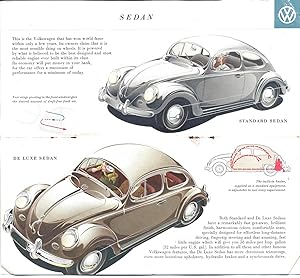 Volkswagen Car Sales Brochure : Be Smart - Drive Volkswagen! (1952?)