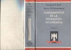 Bild des Verkufers fr Fundamentos de la educacion secundaria, tomo I zum Verkauf von El Boletin