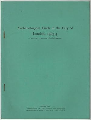 Seller image for Archaeological Finds In The City Of London, 1963-4 for sale by Hall of Books