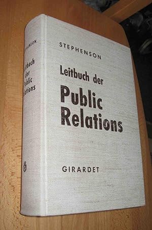 Imagen del vendedor de Leitbuch der Public Relations a la venta por Dipl.-Inform. Gerd Suelmann