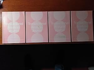 Transactional Analysis Journal (All Four Journals from 1990)