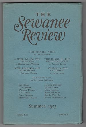 Imagen del vendedor de The Sewanee Review, Volume 61, Number 3 (LXI; Summer 1953) - includes The River by Flannery O'Connor a la venta por Philip Smith, Bookseller