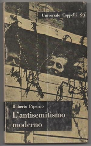 Bild des Verkufers fr L antisemitismo moderno. zum Verkauf von Libreria Antiquaria Pontremoli SRL