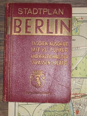 Grieben-Stadtplan Berlin Taschenausgabe mit kleinem Führer und Straßenverzeichnis / Verzeichnis d...