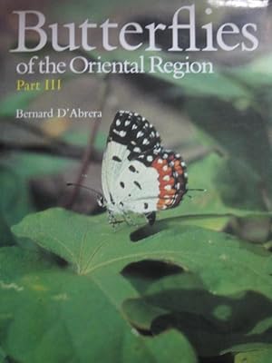 Bild des Verkufers fr Butterflies of the Oriental Region. Part III Lycaenidae & Riodinidae. zum Verkauf von Antiquariat Carl Wegner