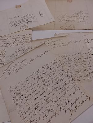 7 deutsche Briefe eines J. de Matt (aus einer schon 1715 nachweisbaren Einwanderer-Familie aus It...