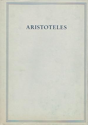 Bild des Verkufers fr Aristoteles: Peri Hermeneias. zum Verkauf von Antiquariat Bernhardt